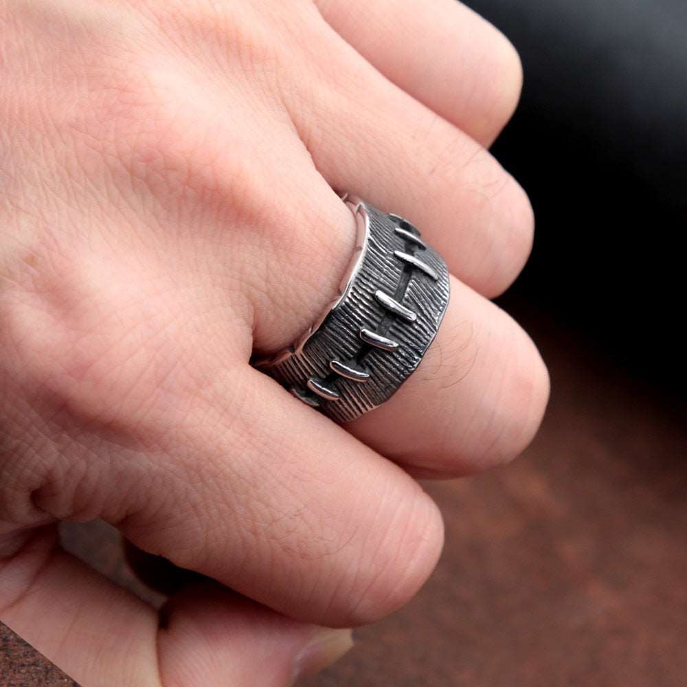 Warrick Stitches Ring | Morbid Rags
