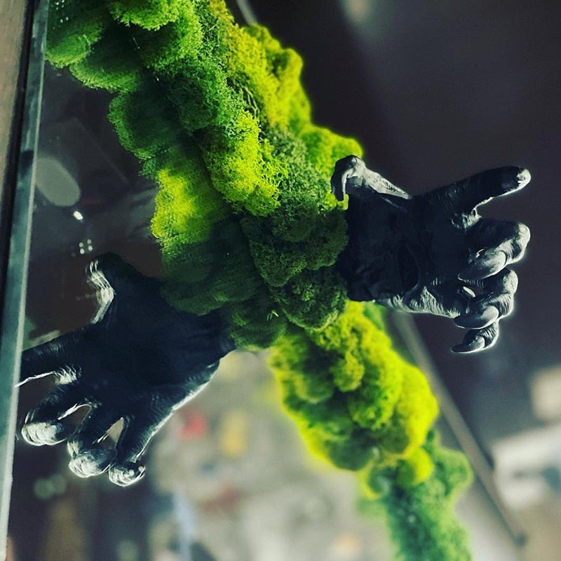 Witch Hand Holder with Mirror Reflection