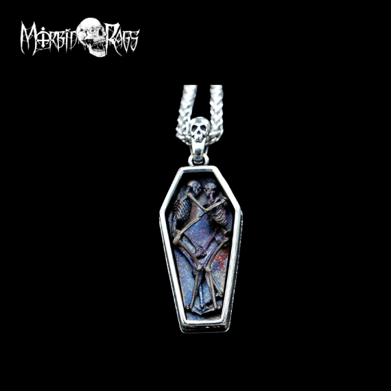 Xerxes Coffin Skeletons Necklace | Morbid Rags