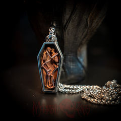 Xerxes Coffin Skeletons Necklace Macro