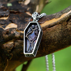 Xerxes Coffin Skeletons Necklace | Morbid Rags