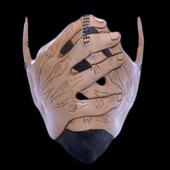 Speak No Evil - Men's Hands - One Size Fits All Handmade Genuine Leather Riding Mask