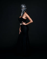 Large Raven Plague Doctor Handmade Genuine Leather Mask