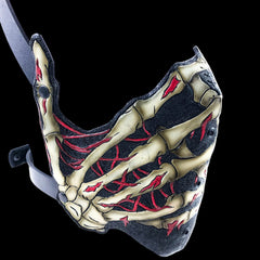 Handcrafted Genuine Leather Skeleton Hand Mask