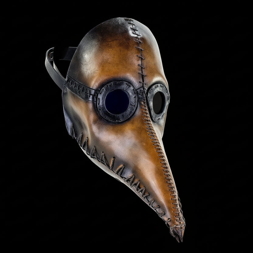 Plague Doctor Handmade Genuine Leather Mask