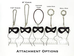 Wise Owl Leather Mini Mask – Handcrafted Charm for Rearview Mirrors, Handbags, Lanyards, Party Favors & More