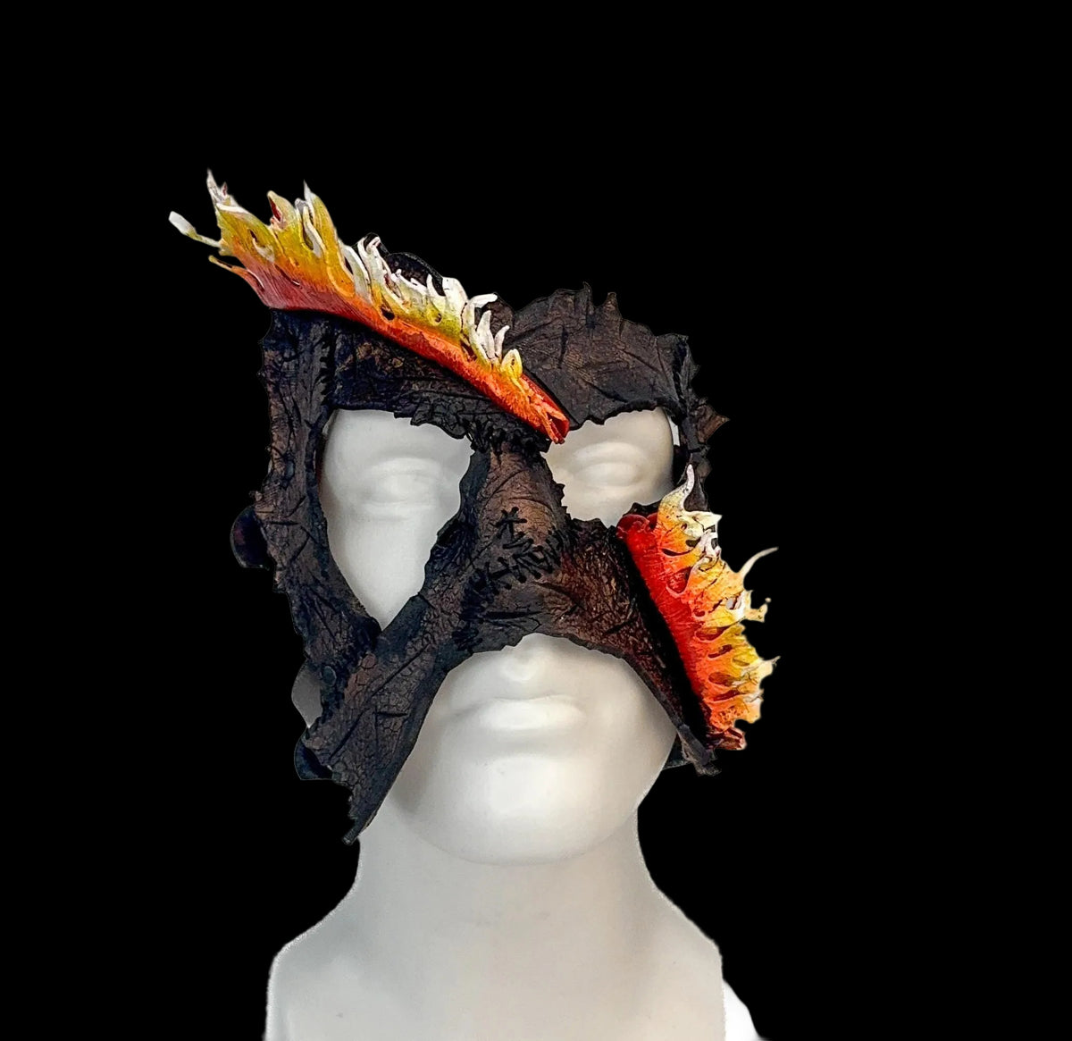 In Flames - Handmade Mask for Halloween, Performance or Cosplay Costume