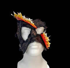 In Flames - Handmade Mask for Halloween, Performance or Cosplay Costume