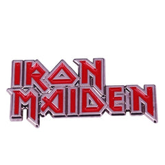 Iron Maiden Red Pin Front