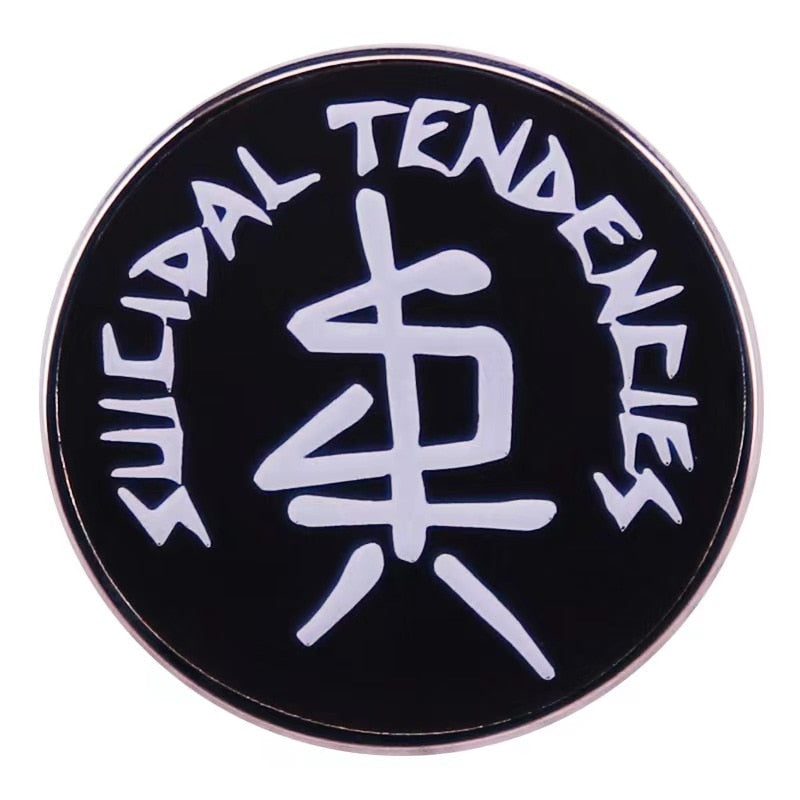 Suicidal Tendencies Logo Pin Front