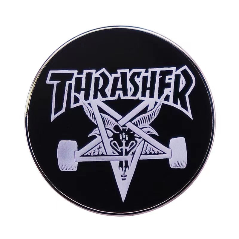 Thrasher Logo Pin Front